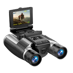 Jumelles caméra appareil photo numérique W32 12x32 Gris DIGITAL OPTIC