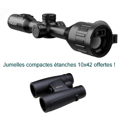 HIKMICRO STELLAR SQ50L 3.0 - Lunette de vision thermique avec télémètre laser intégré + Jumelles 10x42 offertes !