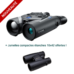 Jumelles thermiques PULSAR SYMBION LRF DXR50 - Ultra polyvalente + Jumelles 10x42 offertes !