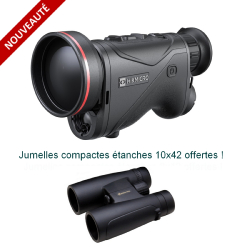 HIKMICRO CONDOR CQ50L 2.0 - Monoculaire de vision thermique avec télémètre laser intégré + Jumelles 10x42 offertes !