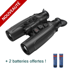 Jumelles thermiques HIKMICRO HABROK 4K HE25L 2.0 - Jumelles tout en un + 2 batteries offertes !