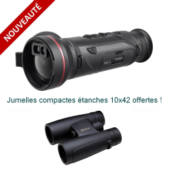 HIKMICRO FALCON FQ50L 2.0 - Monoculaire de vision thermique avec télémètre laser intégré + Jumelles 10x42 offertes !