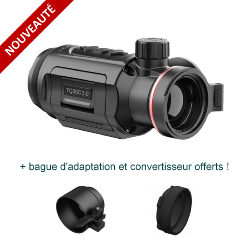 HIKMICRO THUNDER (CLIP-ON) TQ35C 3.0 - Module de vision thermique + bague d'adaptation et convertisseur offerts !